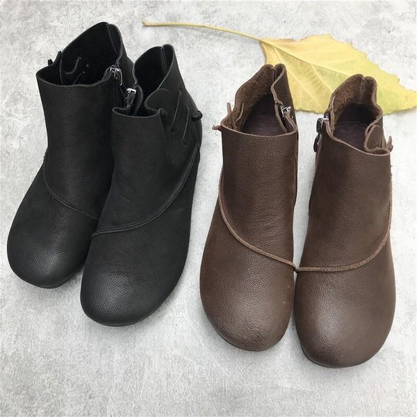boots women ankle pu leather low heels vintage ladies shoes autumn platform zipper western female sapatos feminino, Black
boots women ankle pu leather low heels vintage ladies shoes autumn platform zipper western female sapatos feminino, Black