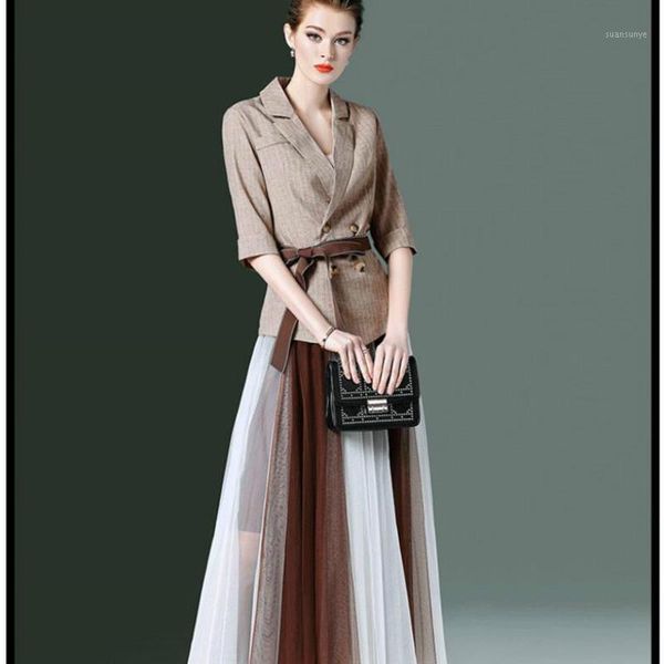 ladies suit spring and summer new style new casual fashion suit high waist slim pleated skirt two-piece temperament women1, White;black
ladies suit spring and summer new style new casual fashion suit high waist slim pleated skirt two-piece temperament women1, White;black
