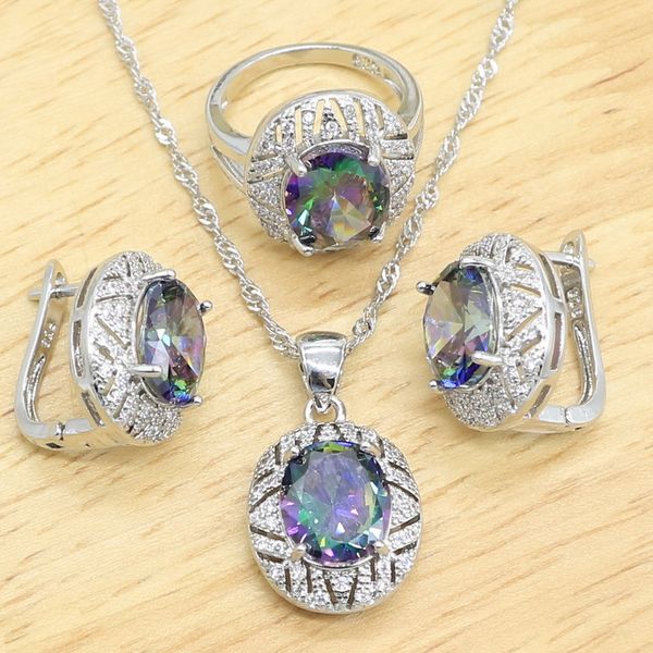 oval rainbow z 925 silver jewelry sets for women wedding bracelet necklace pendant hoop earrings ring birthday gift
oval rainbow z 925 silver jewelry sets for women wedding bracelet necklace pendant hoop earrings ring birthday gift