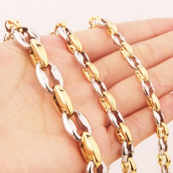 7-40 inch 7/9/11mm width stainless steel necklace men's women & rolo link chain silver gold color necklaces
7-40 inch 7/9/11mm width stainless steel necklace men's women & rolo link chain silver gold color necklaces