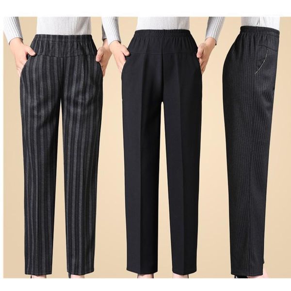 spring autumn elastic waist middle-aged ladies trousers large size grandmother loose pants black casual female straight pants1, Black;white
spring autumn elastic waist middle-aged ladies trousers large size grandmother loose pants black casual female straight pants1, Black;white
