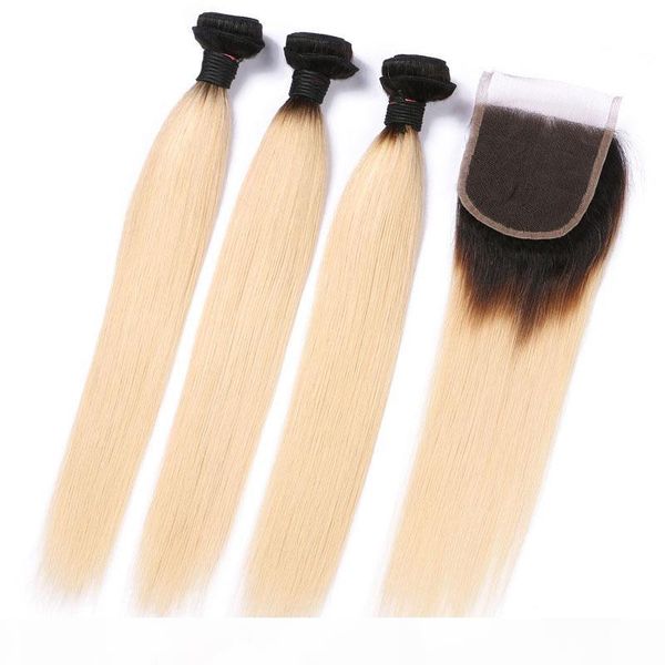 1b 613 brazilian straight hair bundles with closure ombre black and blonde 3 bundles with closure remy human hair weave 8-24 inch, Black;brown
1b 613 brazilian straight hair bundles with closure ombre black and blonde 3 bundles with closure remy human hair weave 8-24 inch, Black;brown