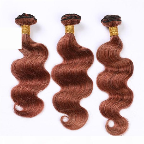 dark auburn malaysian body wave human hair weave bundles #33 copper red wavy virgin hair extensions reddish brown human hair wefts 300gram, Black;brown
dark auburn malaysian body wave human hair weave bundles #33 copper red wavy virgin hair extensions reddish brown human hair wefts 300gram, Black;brown