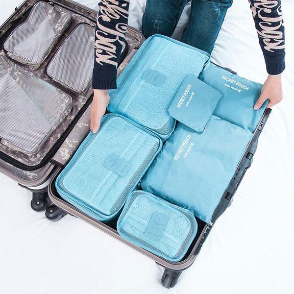 6pcs travel storage bags waterproof cost-efficient simple fashion clothes packing cube pure color luggage organizer pouch
6pcs travel storage bags waterproof cost-efficient simple fashion clothes packing cube pure color luggage organizer pouch