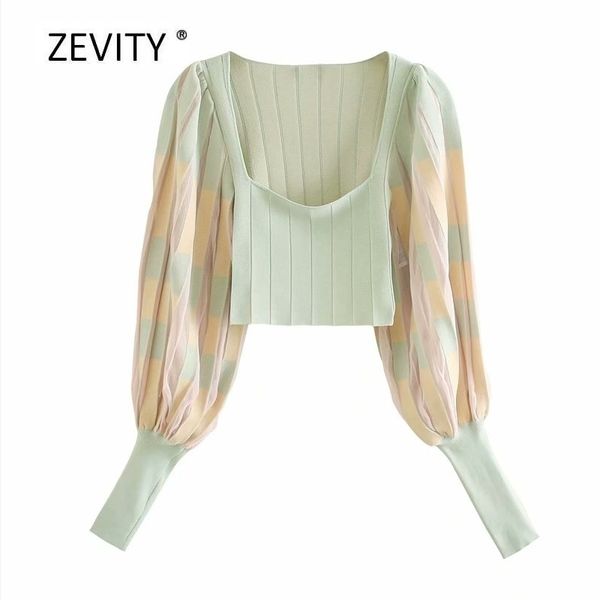women square collar patchwork lantern sleeve knitted casual slim sweater female retro pleats sweaters chic pullovers ls6875 201130, White;black
women square collar patchwork lantern sleeve knitted casual slim sweater female retro pleats sweaters chic pullovers ls6875 201130, White;black
