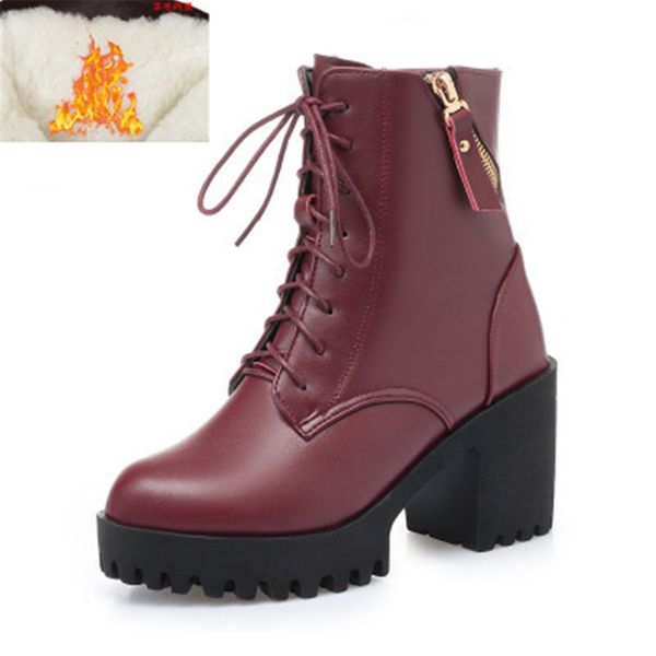 new fashion 2021 genuine leather snowboots women's high heels anti-slip warm wool winter military boot size 35-42 esud, Black
new fashion 2021 genuine leather snowboots women's high heels anti-slip warm wool winter military boot size 35-42 esud, Black