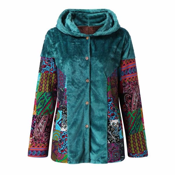 feminine coat winter coat women warm outwear floral print hooded pockets vintage oversize coats ropa mujer elegant gradient, Black;brown
feminine coat winter coat women warm outwear floral print hooded pockets vintage oversize coats ropa mujer elegant gradient, Black;brown
