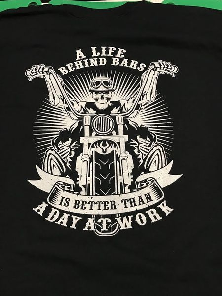 new fashion tee a life behind bars is better than a day at work biker style graphic shirt casual t shirt sport hooded sweatshirt hoodie
new fashion tee a life behind bars is better than a day at work biker style graphic shirt casual t shirt sport hooded sweatshirt hoodie