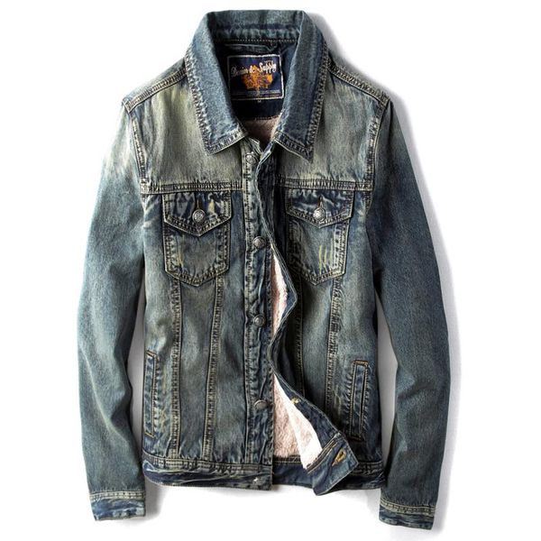 men's jackets thick warm winter mens jeans xxxl outerwear european and american style vintage denim coats overcoats a189, Black;brown
men's jackets thick warm winter mens jeans xxxl outerwear european and american style vintage denim coats overcoats a189, Black;brown