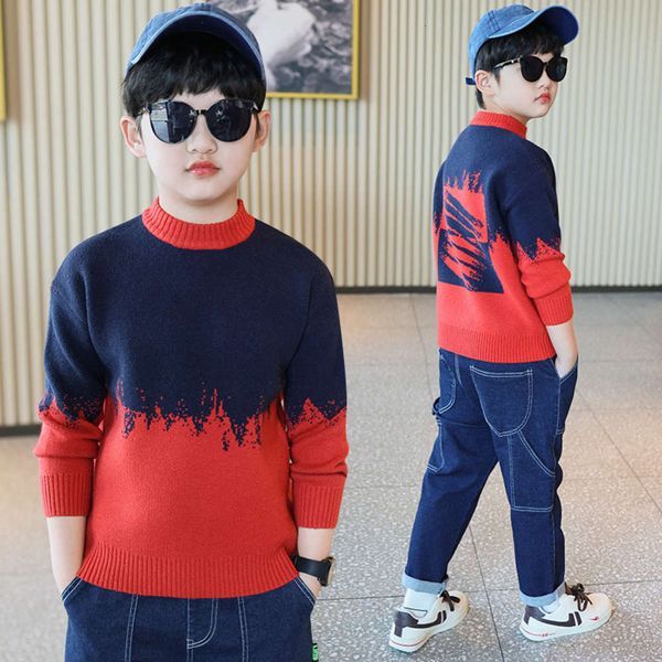 sweater sle boy's new pullover autumn 2020 korean middle and big children's underpants winter fashion vkje, Blue
sweater sle boy's new pullover autumn 2020 korean middle and big children's underpants winter fashion vkje, Blue