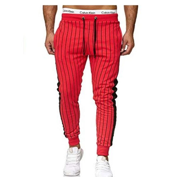 men's pants striped trousers man autumn casual mens sports and leisure pull male long fitness sweatpants, Black
men's pants striped trousers man autumn casual mens sports and leisure pull male long fitness sweatpants, Black