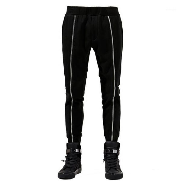 27-44 2020 new men's clothing gd hair stylist zipper decoration casual pants jogger pants plus size costumes1, Black
27-44 2020 new men's clothing gd hair stylist zipper decoration casual pants jogger pants plus size costumes1, Black