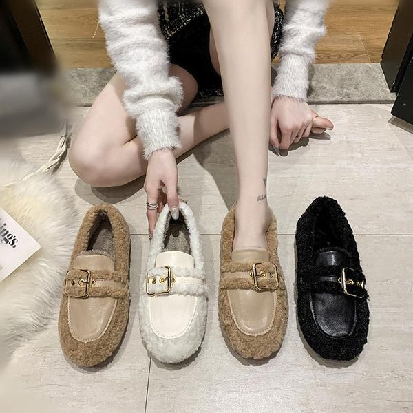 women shoes autumn low heels female footwear round toe soft loafers fur casual sneaker fall moccasin winter dress boat new, Black
women shoes autumn low heels female footwear round toe soft loafers fur casual sneaker fall moccasin winter dress boat new, Black