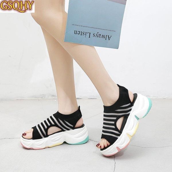 platform sandals women open toe mid heel fish mouth shoes woman rainbow bottom summer beach shoes gsqhy 2021 new1, Black
platform sandals women open toe mid heel fish mouth shoes woman rainbow bottom summer beach shoes gsqhy 2021 new1, Black