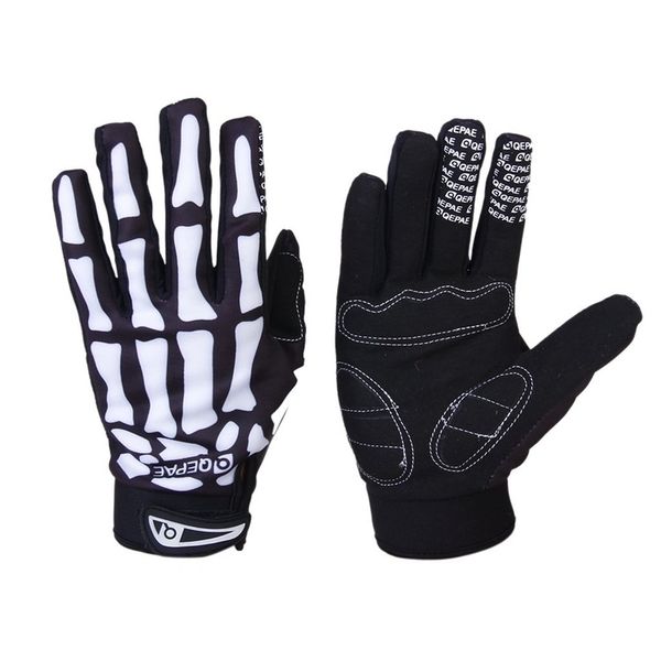 qepae bicycle skeleton pattern full finger warm bike sports gloves black + white, Blue;gray
qepae bicycle skeleton pattern full finger warm bike sports gloves black + white, Blue;gray
