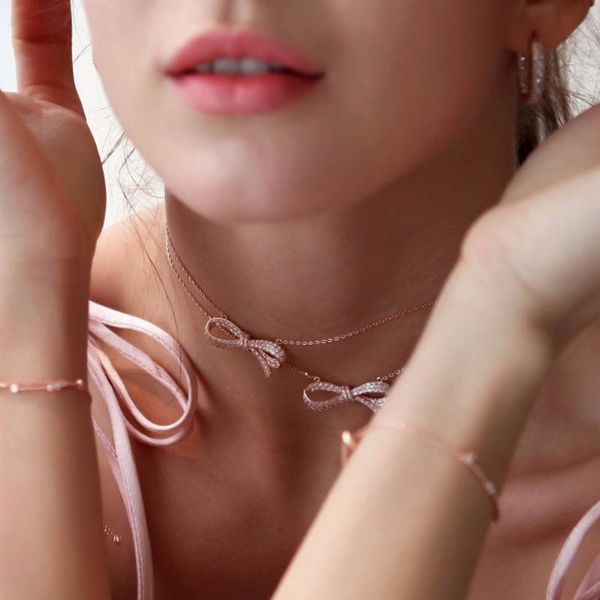 fine 925 sterling silver jewelry clear cz bling bow tie cute lovely girl women gift gold color elegance bow necklace
fine 925 sterling silver jewelry clear cz bling bow tie cute lovely girl women gift gold color elegance bow necklace