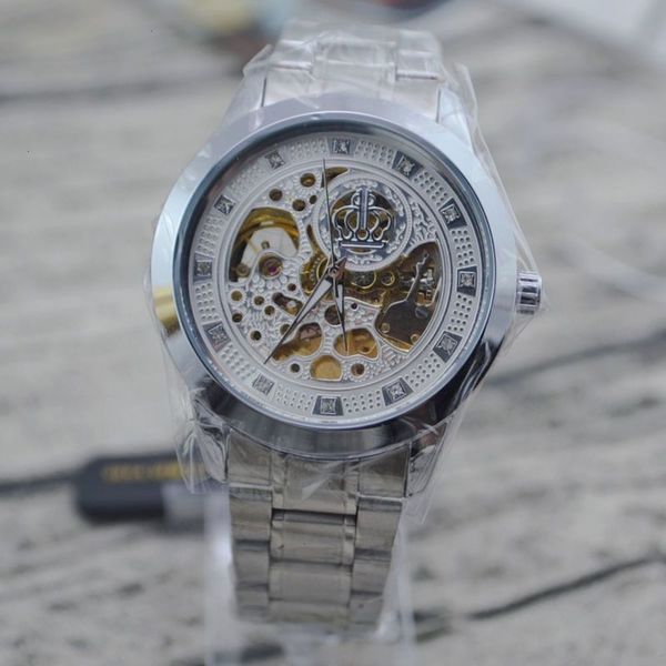 mechanical watch men's mechanical weiguan automatic watch fashion steel belt waterproof watch6h9d, Slivery;brown
mechanical watch men's mechanical weiguan automatic watch fashion steel belt waterproof watch6h9d, Slivery;brown