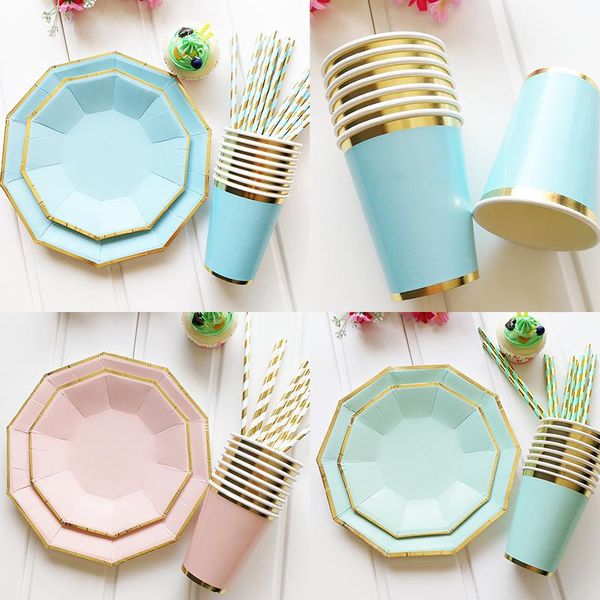 disposable dinnerware 8pcs/set gold foil pink tableware christmas wedding party paper plates cups birthday supplies plastic straws
disposable dinnerware 8pcs/set gold foil pink tableware christmas wedding party paper plates cups birthday supplies plastic straws