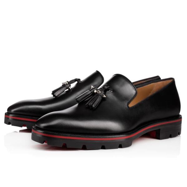 perfect gentleman gift -- red bottom loafers men's flat luglion oxford walking shoes party wedding business lug sole oxford eu35-47, Black
perfect gentleman gift -- red bottom loafers men's flat luglion oxford walking shoes party wedding business lug sole oxford eu35-47, Black