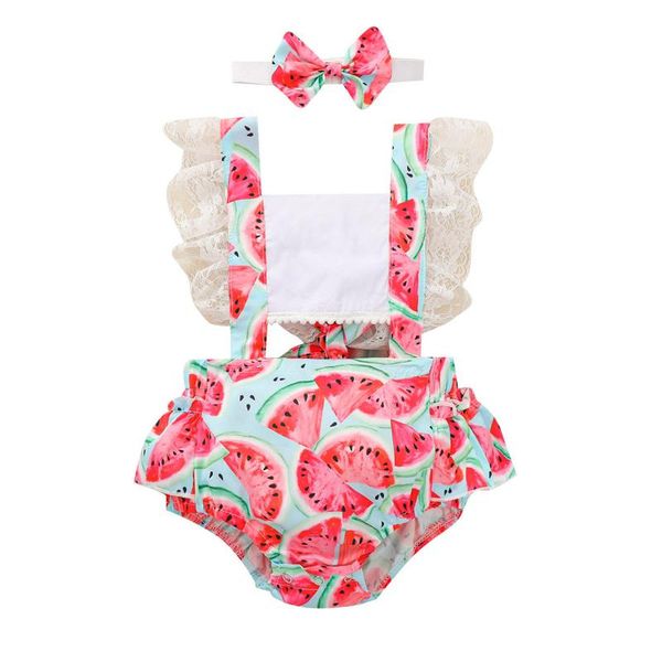 infant clothing outfits newborn infant baby girls boys lace watermelon print romper hendbands outfits girls clothes +pants, White
infant clothing outfits newborn infant baby girls boys lace watermelon print romper hendbands outfits girls clothes +pants, White