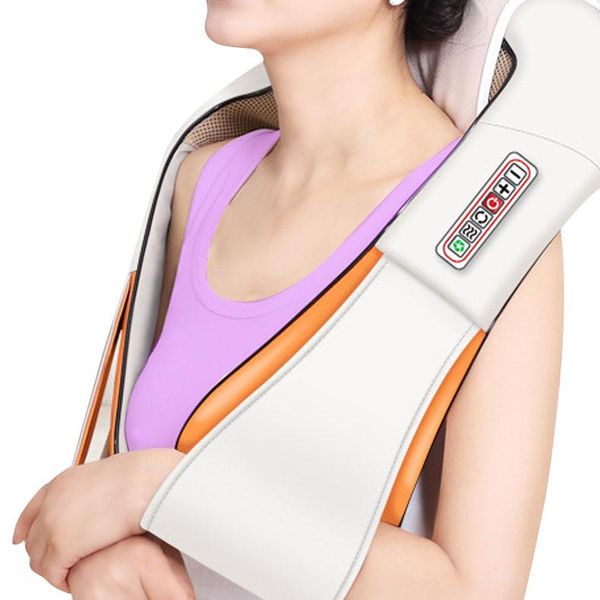 electric massagers white u-shape neck shiatsu massager portable tapping shoulder massage device with 16kneading massages rotating nodes
electric massagers white u-shape neck shiatsu massager portable tapping shoulder massage device with 16kneading massages rotating nodes