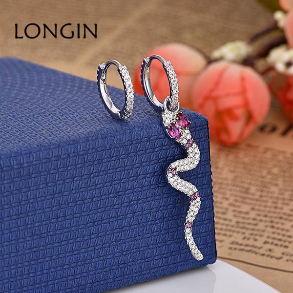 hoop & huggie european and american blue color red zircon snake asymmetric ladies earrings fashion personality creative wild, Golden;silver
hoop & huggie european and american blue color red zircon snake asymmetric ladies earrings fashion personality creative wild, Golden;silver