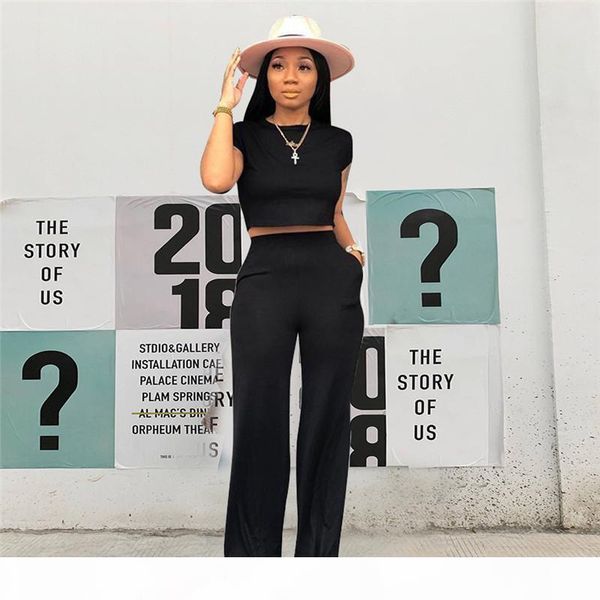 spring pure color female tracksuits fashion designer crew neck ladies 2pc set casual panelled loose women apparel, White
spring pure color female tracksuits fashion designer crew neck ladies 2pc set casual panelled loose women apparel, White