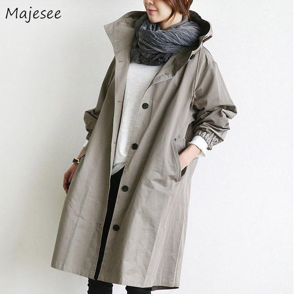 trench long coat women large size 4xl windbreaker solid elegant hooded loose all-match casual comfortable pockets korean style1, Tan;black
trench long coat women large size 4xl windbreaker solid elegant hooded loose all-match casual comfortable pockets korean style1, Tan;black