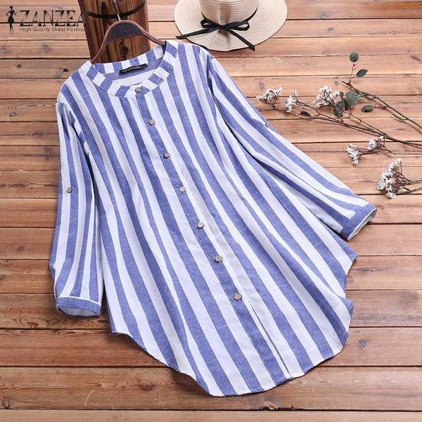 oversized women's stripe blouse 2020 zanzea spring causal shirts button down blusas elegant female long sleeve asymmetrical 1, White
oversized women's stripe blouse 2020 zanzea spring causal shirts button down blusas elegant female long sleeve asymmetrical 1, White