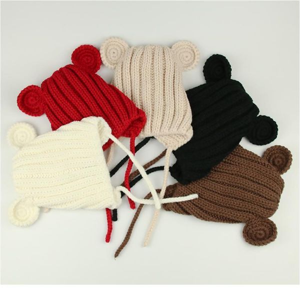 2020 knitted winter baby hat with ears cartoon lace-up children kids baby bonnet cap 2020 qylgrk, Yellow
2020 knitted winter baby hat with ears cartoon lace-up children kids baby bonnet cap 2020 qylgrk, Yellow