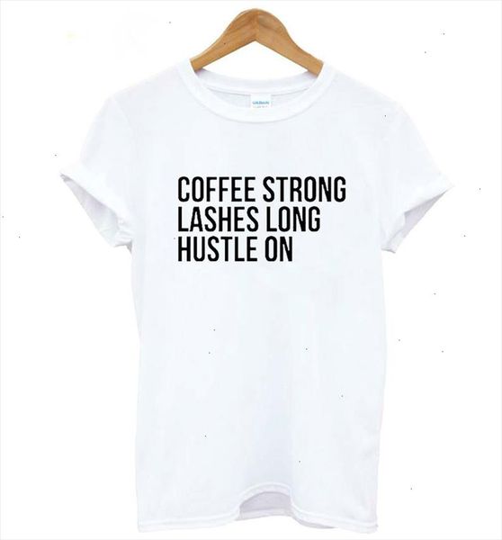 кофе сильного lashes long hustle on печать женщина tshirt хлопок повседневной смешная футболка для lady top tee hipster drop кораблей z, White
кофе сильного lashes long hustle on печать женщина tshirt хлопок повседневной смешная футболка для lady top tee hipster drop кораблей z, White