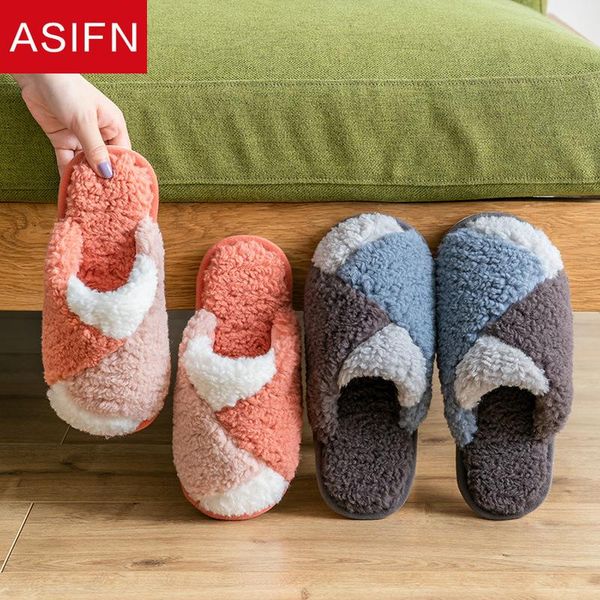 asifn new winter home women men slippers fashion stitching warm classic bedroom non-slip flock indoor ladies cotton slippers, Black
asifn new winter home women men slippers fashion stitching warm classic bedroom non-slip flock indoor ladies cotton slippers, Black