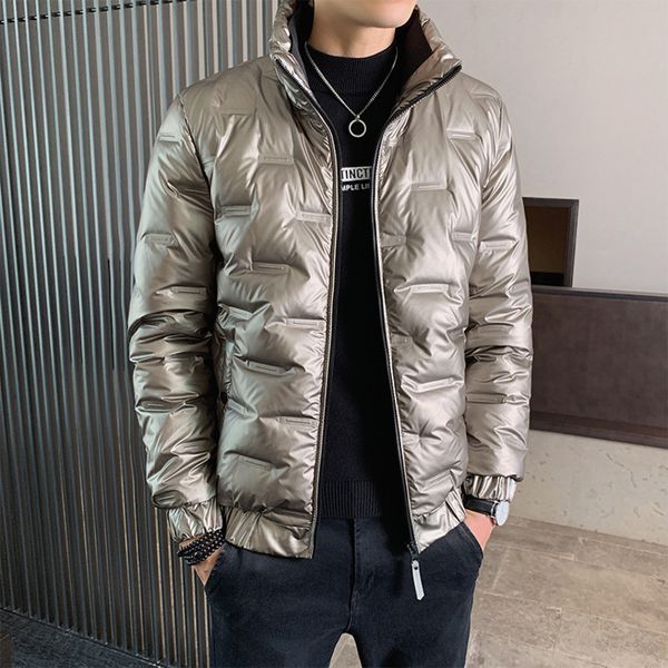 men's down 2021 new thickening trend student light winter et short coat brand, Black
men's down 2021 new thickening trend student light winter et short coat brand, Black