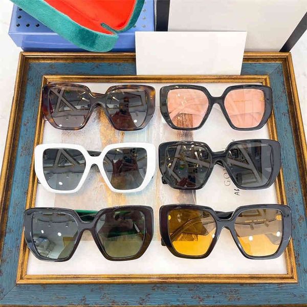 2022 factory wholesale family simple women's large box sunglasses net red same fashion plate sunglasses gg0956, White;black
2022 factory wholesale family simple women's large box sunglasses net red same fashion plate sunglasses gg0956, White;black