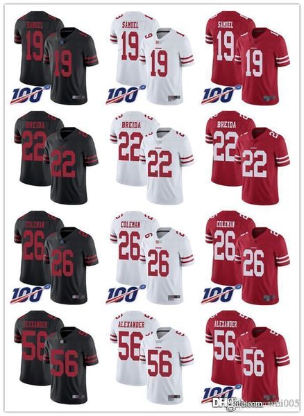 mens womens youth san francisco 49ers 22 matt breida 56 kwon alexander 19 deebo samuel 26 tevin coleman customs football jerseys, Black;red
mens womens youth san francisco 49ers 22 matt breida 56 kwon alexander 19 deebo samuel 26 tevin coleman customs football jerseys, Black;red