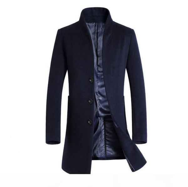 winter mens solid color trench coats lapel neck long coats button business style fashion hoome clothing, Tan;black
winter mens solid color trench coats lapel neck long coats button business style fashion hoome clothing, Tan;black