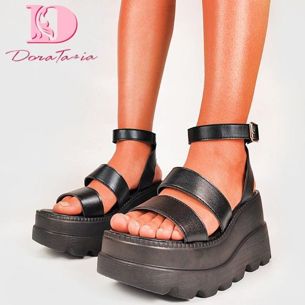 doratasia 2021 summer female beach casual women's sandals vacation party concise sandals platform wedges high heels shoes woman, Black
doratasia 2021 summer female beach casual women's sandals vacation party concise sandals platform wedges high heels shoes woman, Black