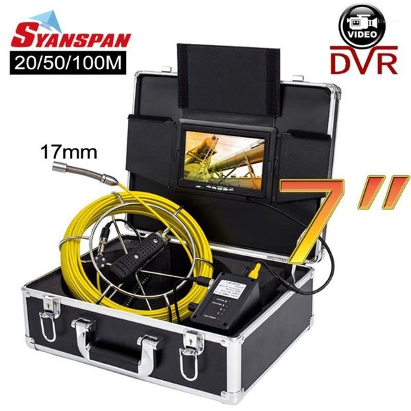 syanspan 20/50/100m pipe inspection video camera, 17mm 8gb sd card dvr ip68 drain sewer pipeline industrial endoscope 7" monitor1
syanspan 20/50/100m pipe inspection video camera, 17mm 8gb sd card dvr ip68 drain sewer pipeline industrial endoscope 7" monitor1