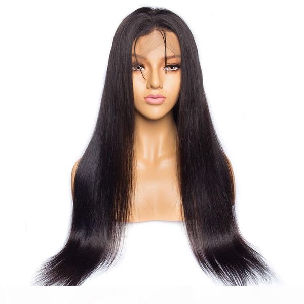 360 frontal full lace human hair wigs pre plucked with baby hairs virgin brazilian 13x6 lace frontal wigs part with baby hair, Black
360 frontal full lace human hair wigs pre plucked with baby hairs virgin brazilian 13x6 lace frontal wigs part with baby hair, Black