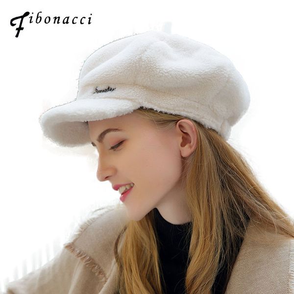 fibonacci autumn winter beret hat sheep shearing wool solid color newsboy female cap for women berets 201026, Blue;gray
fibonacci autumn winter beret hat sheep shearing wool solid color newsboy female cap for women berets 201026, Blue;gray