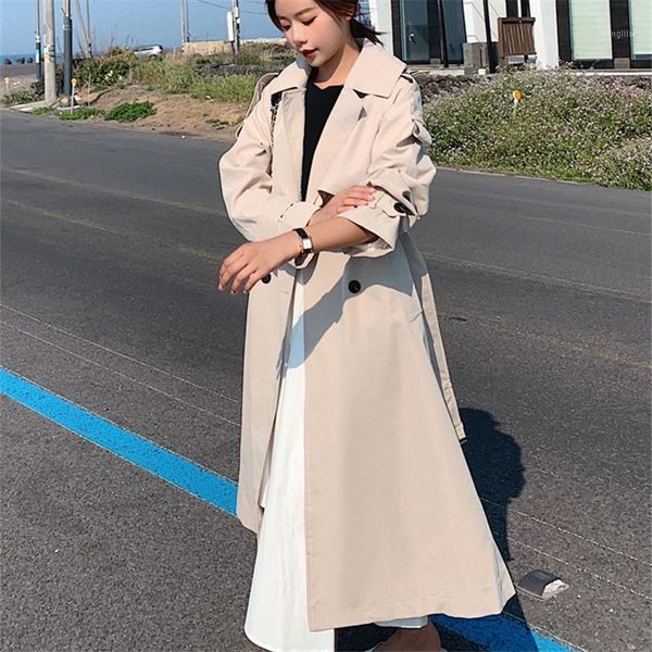 new korean trench coat women 2020 spring and autumn loose hepburn mid-length single-breasted windbreaker outerwear female q12671, Tan;black
new korean trench coat women 2020 spring and autumn loose hepburn mid-length single-breasted windbreaker outerwear female q12671, Tan;black