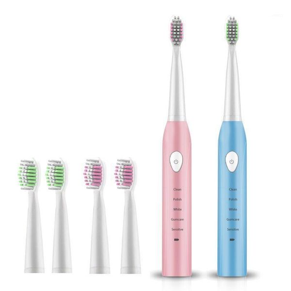 automatic waterproof usb electric toothbrush sonic wave with replacement heads soft brush hair tooth brush clening oral1 
automatic waterproof usb electric toothbrush sonic wave with replacement heads soft brush hair tooth brush clening oral1