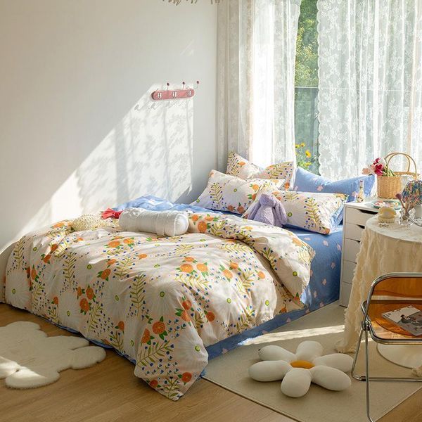 2021 spring summer duvet cover sets fresh flower bedclothes 100%cotton bed linen pillowcase american plant home textile1
2021 spring summer duvet cover sets fresh flower bedclothes 100%cotton bed linen pillowcase american plant home textile1
