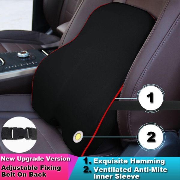 1 seat support in car back lumbar support cushion for office chair pillow cushion breathable travel massagers memory cotton soft 
1 seat support in car back lumbar support cushion for office chair pillow cushion breathable travel massagers memory cotton soft