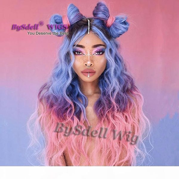 website celebrity hairstyle wig long deep wave curly hair wig four tone ombre blue pink hair synthetic lace front wigs with black roots
website celebrity hairstyle wig long deep wave curly hair wig four tone ombre blue pink hair synthetic lace front wigs with black roots