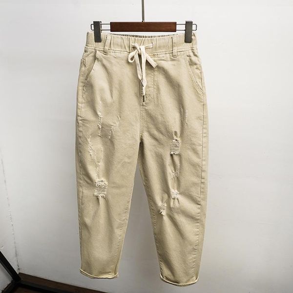 spring new jeans men fashion washed solid color casual torn holes denim pants man streetwear hip hop loose trousers male clothes1, Blue
spring new jeans men fashion washed solid color casual torn holes denim pants man streetwear hip hop loose trousers male clothes1, Blue