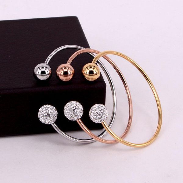elegant full diamond ball steel ball c- shaped bracelet cool fashion double mud diamond bracelet, Black
elegant full diamond ball steel ball c- shaped bracelet cool fashion double mud diamond bracelet, Black