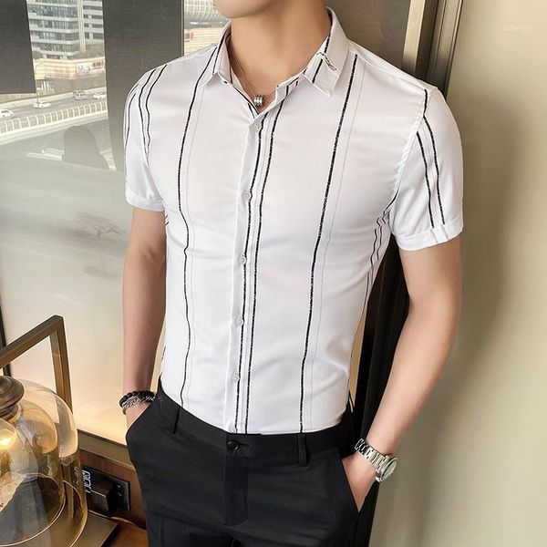2020 summer striped shirts for men brand new no iron anti-wrinkle mens dress shirts slim fit casual business blouse men 4xl 3xl1, White;black
2020 summer striped shirts for men brand new no iron anti-wrinkle mens dress shirts slim fit casual business blouse men 4xl 3xl1, White;black