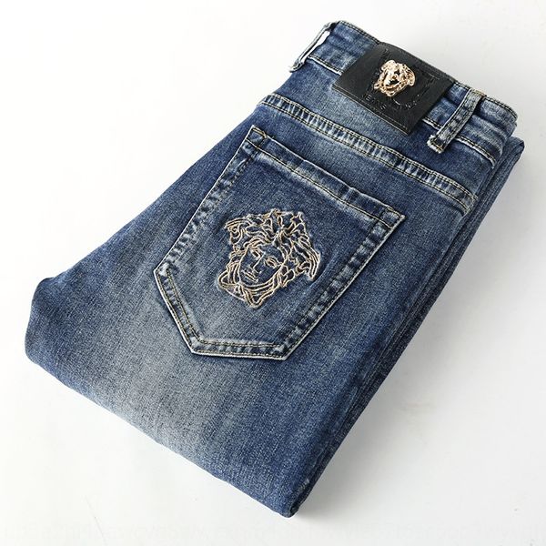 2019 осень зима новые джинсы и jeanstrousers и jeansjeans stretch тонкий fit feet корейский стиль модной мужской промытые мужские брюки tbhd, Blue
2019 осень зима новые джинсы и jeanstrousers и jeansjeans stretch тонкий fit feet корейский стиль модной мужской промытые мужские брюки tbhd, Blue