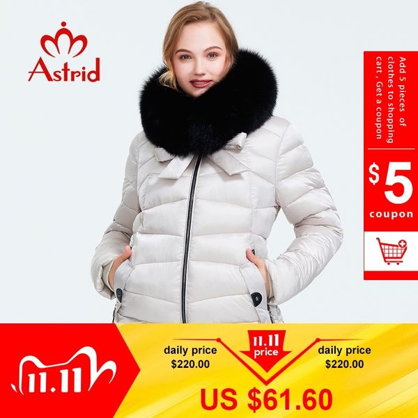 astrid winter new arrival down jacket women with a fur collar outerwear quality fashion medium length winter coat fr-1830 201103, Black
astrid winter new arrival down jacket women with a fur collar outerwear quality fashion medium length winter coat fr-1830 201103, Black